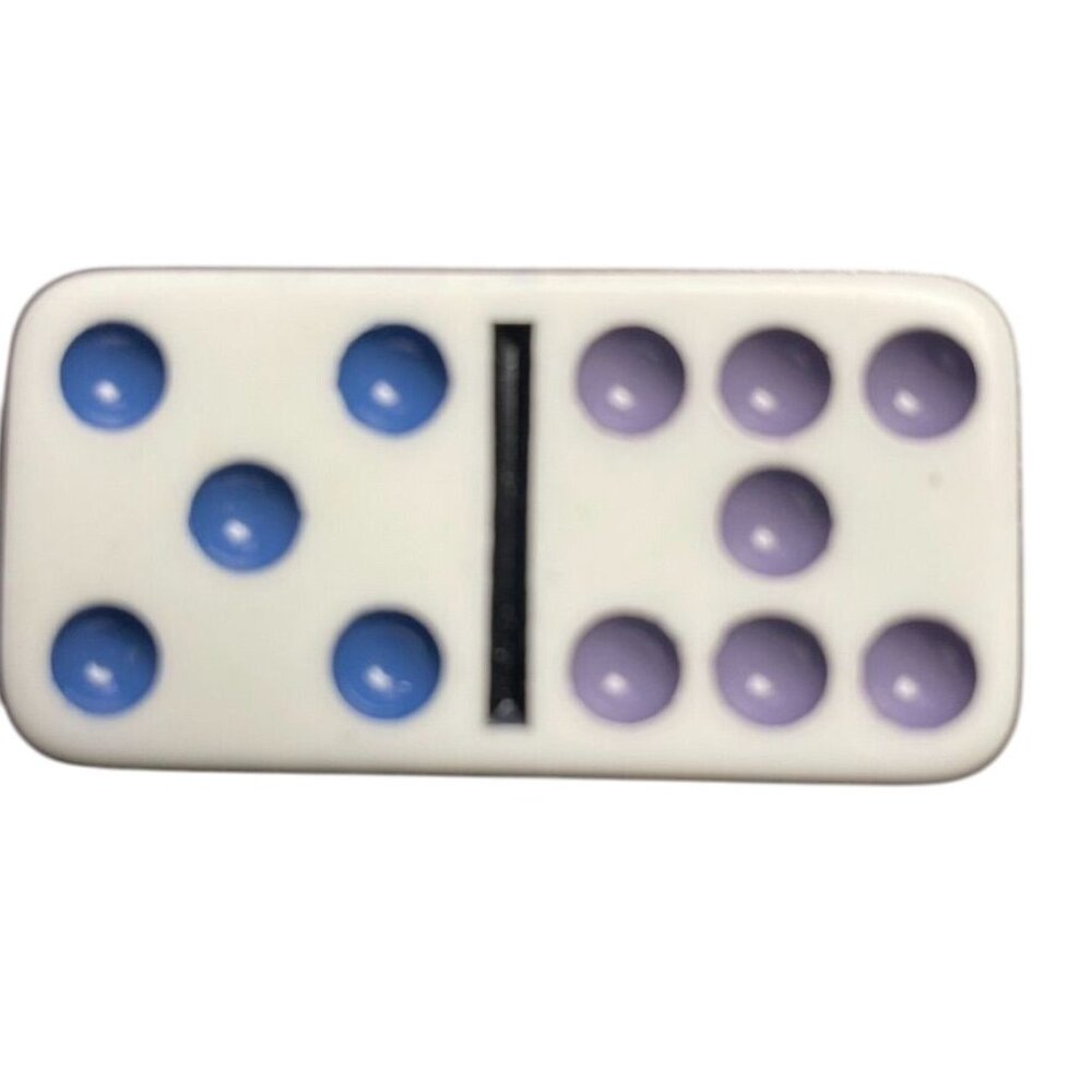 Double Twelve Dominoes Replacement Tile 5 7 Color Dot mq